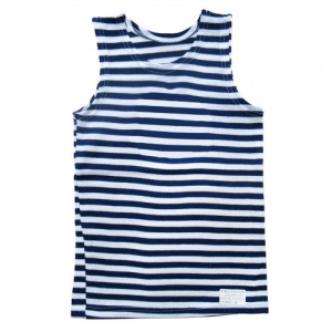 Майка-тельняшка (темно-синяя) №TMBL-36