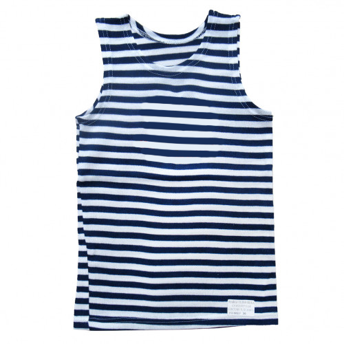 Майка-тельняшка (темно-синяя) №TMBL-36