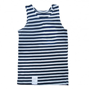 Майка-тельняшка (темно-синяя) №TMBL-42-44