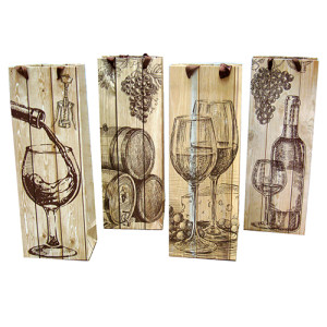 Пакет подарочный для бутылки "Дерево" №10362-2