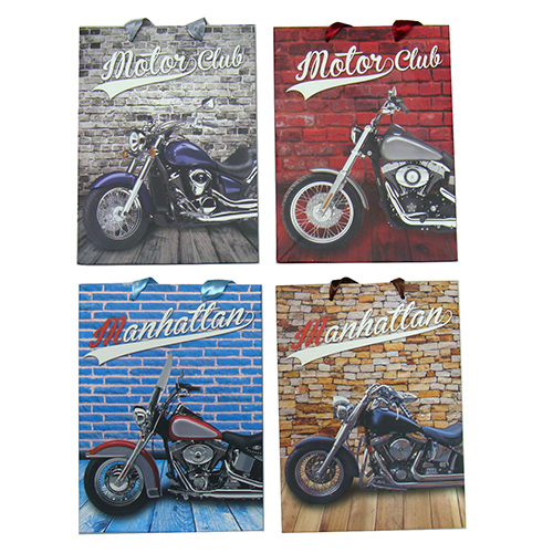 Пакет подарочный "Мужской Мотоциклы" №10362-24