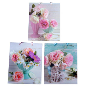 Пакет подарочный "Цветы" №10362-31