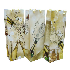 Пакет подарочный для бутылки "Шампанское" №10362-5