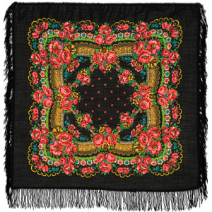 Платок "Маков цвет" №89-3(155-18)