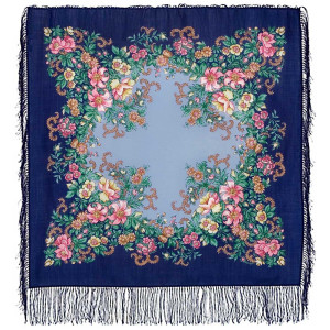 Платок "Вечерний сад" №89-5(1488-13)