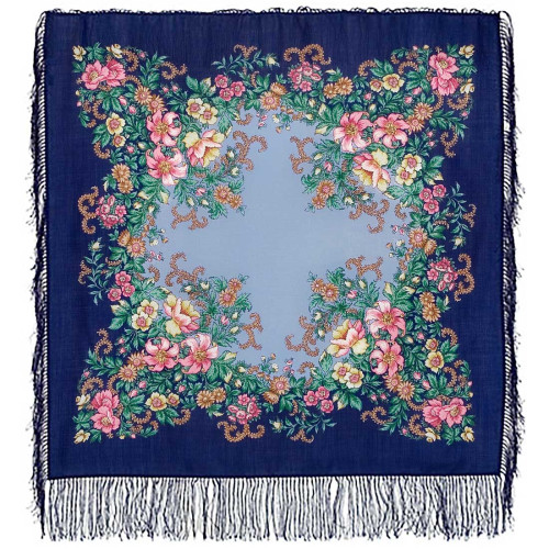 Платок "Вечерний сад" №89-5(1488-13)