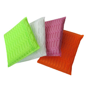 Губка-скраббер для мытья посуды комплект 4 шт №3252DP