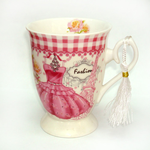 Чашка фарфоровая "Платье" №K3088-080392P