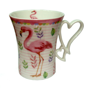 Чашка фарфоровая "Фламинго" №K8088-10031
