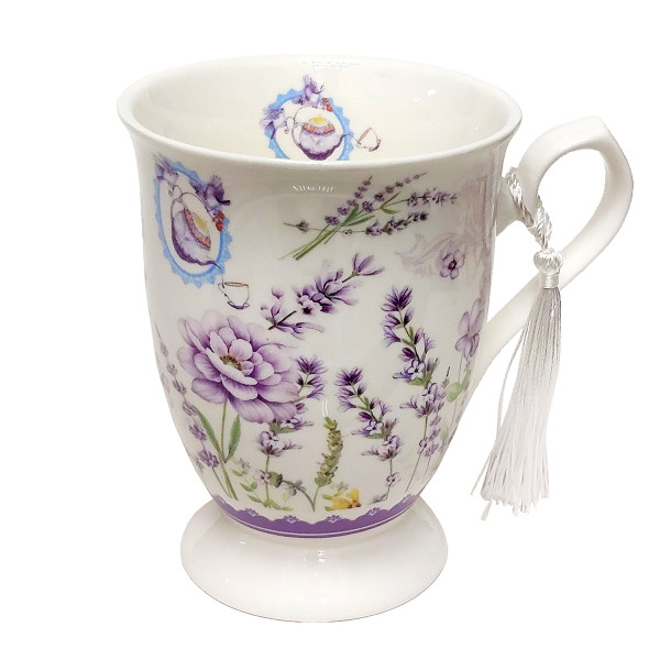 Чашка из фарфора Цветы 300 мл №K3088-5113 Чашка из фарфора Цветы 300 мл №K3088-5113