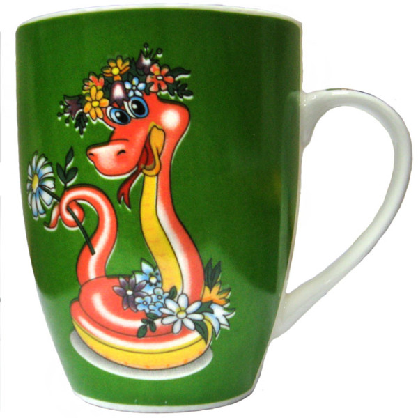 Чашка фарфоровая Змея №210M_12_0022 Чашка фарфоровая Змея №210M_12_0022