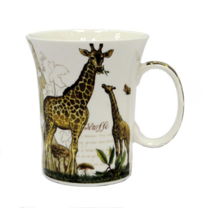 Чашка фарфоровая Жирафы №225M_10_051