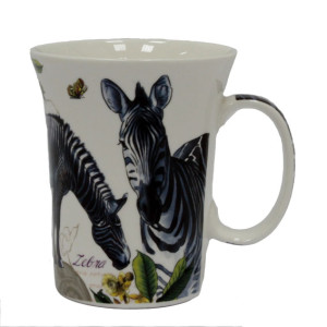 Чашка фарфоровая Зебры №225M_10_052