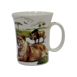 Чашка фарфоровая Львы №225M_02028