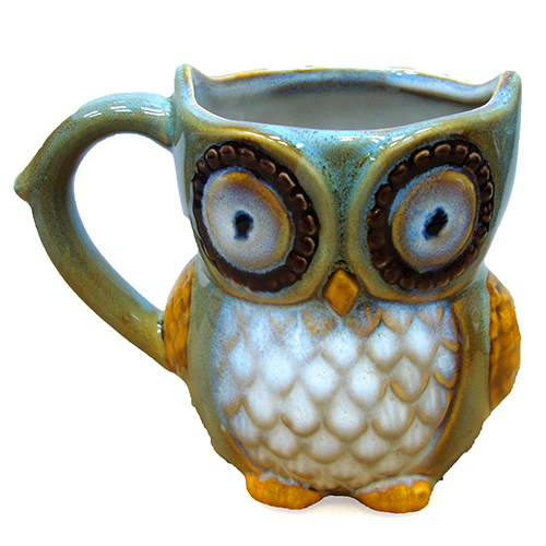Кружка керамическая "Сова" №0631