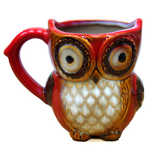 Кружка керамическая "Сова" №0631