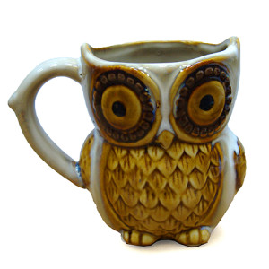 Кружка керамическая "Сова" №0631