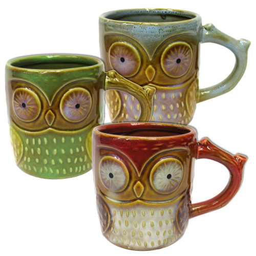 Кружка керамическая "Сова" №2207