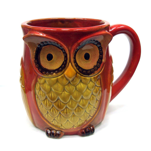 Кружка керамическая "Сова" №JY1856