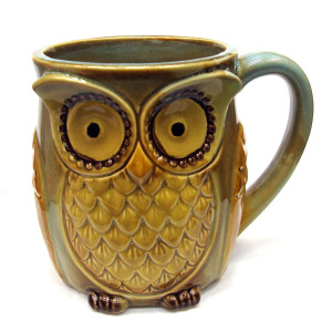 Кружка керамическая "Сова" №JY1856