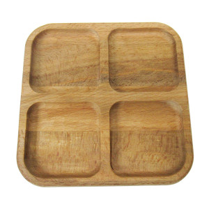 Менажница из дерева квадратная №MKV20-1