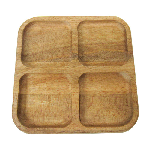 Менажница из дерева квадратная №MKV20-1