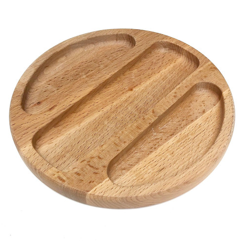 Менажница из дерева круглая №MKR20-3