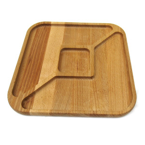 Менажница из дерева квадратная №MKV29-4