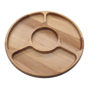 Менажница из дерева круглая №MKR25-2