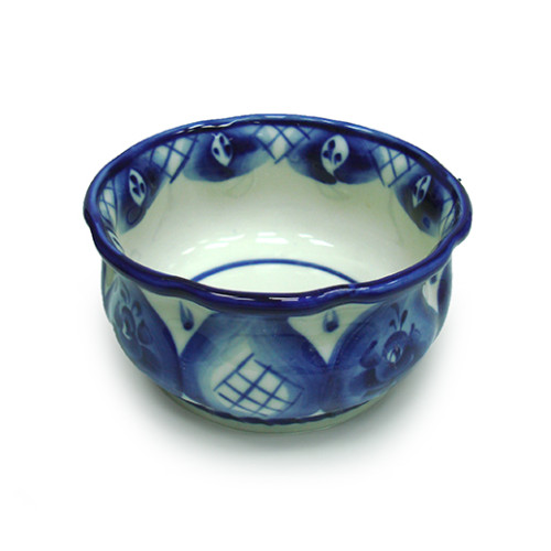 №002EZ Посуда Гжель. Розетка "Улыбка"