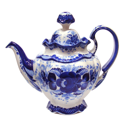 Чайник "Семейный" Гжель №08-2A