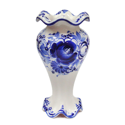 Ваза "Лилия" Гжель №10-2A