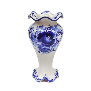 Ваза "Лилия" Гжель №10-3A