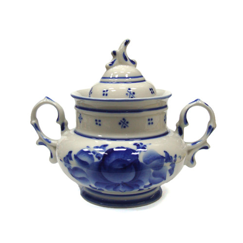 Сахарница "Голубка" Гжель №111EZ 