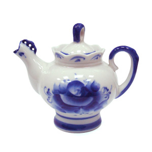 Чайник "Подарочный" Гжель авторский №132EZ 