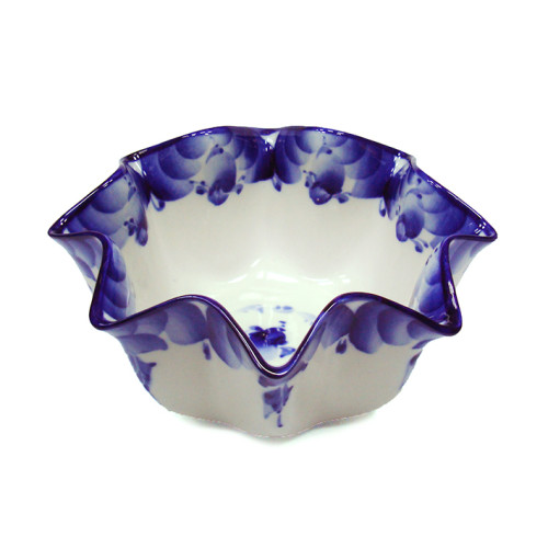 Салатник "Лотос" Гжель №167EZ 