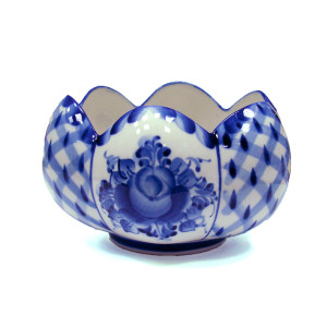 Салатник "Лилия" Гжель №049STS 