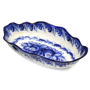 Лоток "Родной" Гжель №084STS 