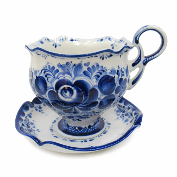 Сервировка гжельской посудой. Чайная пара фарфор гжель. Чайная пара farforite «гжель» 250 мл. Пары гжель. Чайная пара гжель завод гжель.