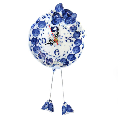 Часы настенные Гжель "Колокольчики" №136EZ