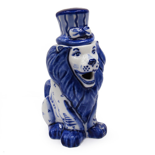 Чайник сувенирный Гжель "Лев" №T048