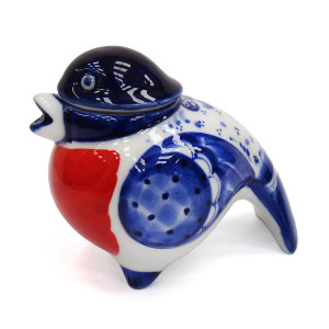 Чайник сувенирный Гжель "Снегирь" №T064