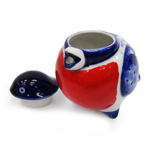 Чайник сувенирный Гжель "Снегирь" №T064