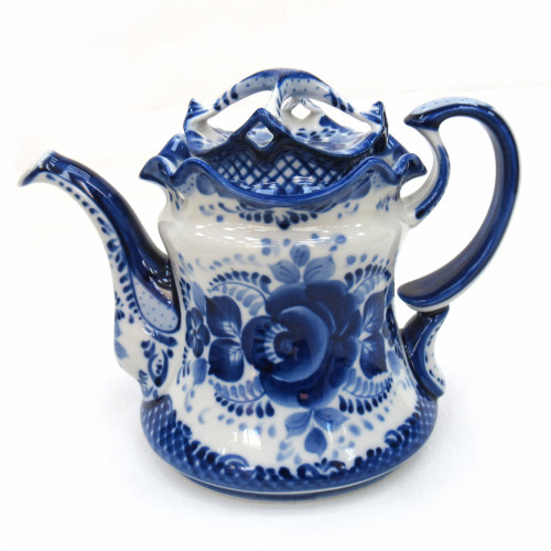 Чайник "Утро" Гжель №08-7A