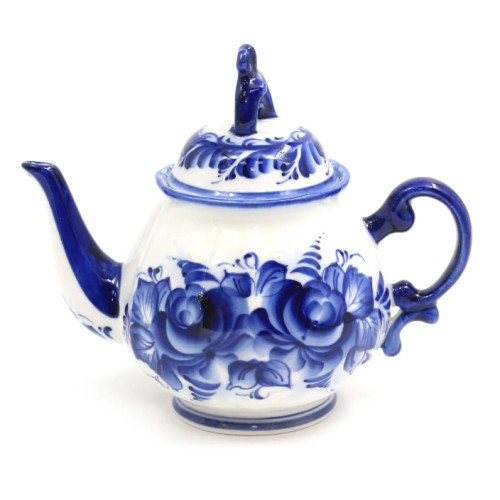 Чайник "Тюльпан" кроха Гжель №STS0115