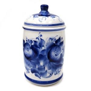 Емкость для сыпучих Гжель №112EZ