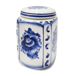 Емкость для сыпучих Гжель №114EZ