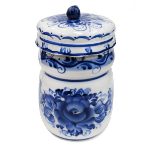 Емкость для сыпучих Гжель №NP07