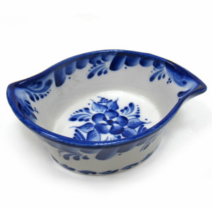 Икорница "Ветер" Гжель №STS1128