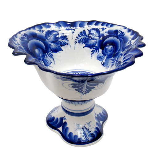 Конфетница "Клевер" Гжель №STS015